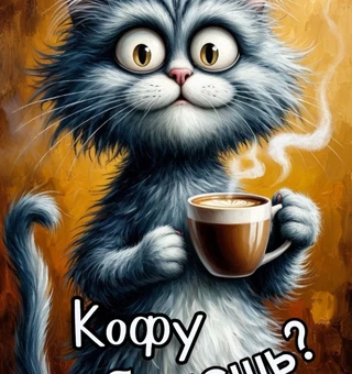 С утрой! Кофу будешь?