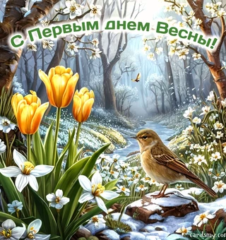 Картинка первый день весны
