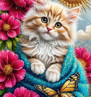 Картинка Яркого дня (котик)