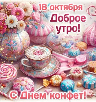 С Днем конфет! Доброе утро!