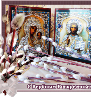 С праздником вербного воскресенья, православные!