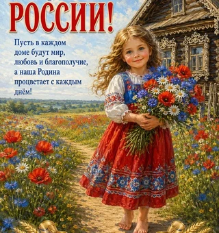 Пусть в каждом доме будет мир! С днем России! - День России