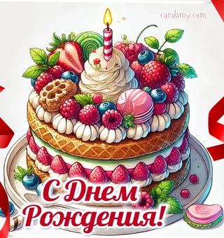 Открытка с днем рождения