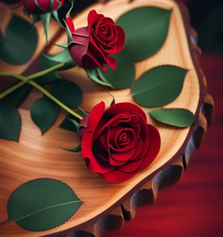 Красные розы - Розы