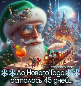 До Нового Года осталось 45 дней... - С Наступающим новым годом