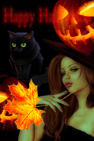 GIF Happy Halloween Хэллоуин